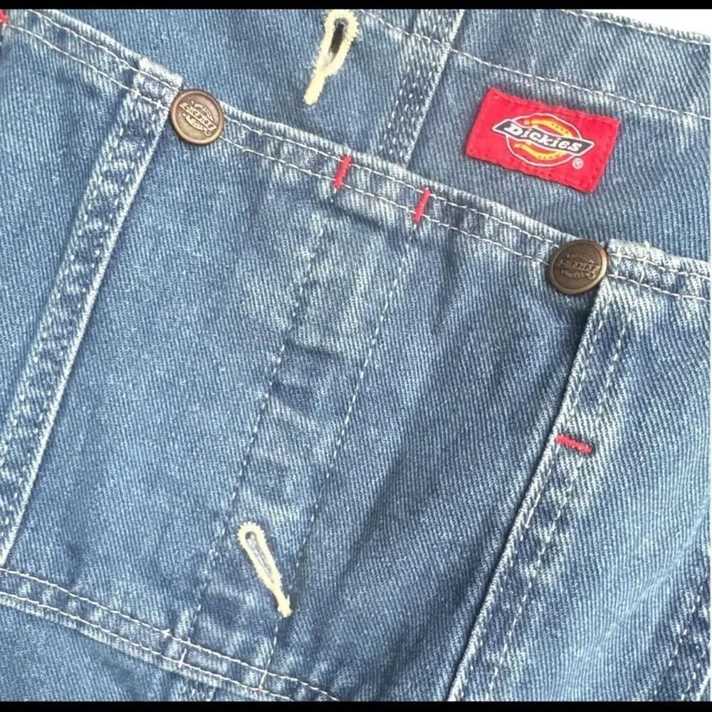 Dickies Men's Blue Dungarees-overalls